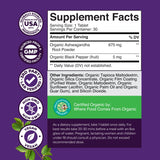 Natures Craft Ashwagandha: cápsulas de alta potencia para equilibrio hormonal en mujeres y hombres.