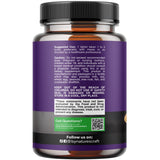 Natures Craft Ashwagandha: cápsulas orgánicas con etiqueta clara para uso diario.