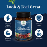 Natures Craft Balancing Berberine, fórmula AMPK activadora para posibles beneficios metabólicos.