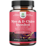 Natures Craft Myo-Inositol y D-Chiro-Inositol en botella para equilibrio hormonal