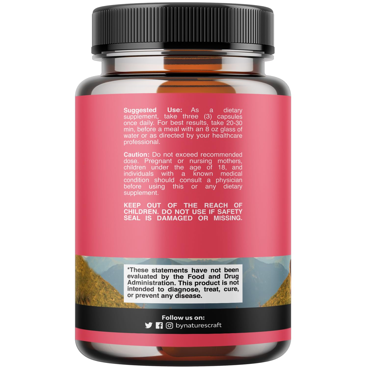 Botella de suplementos Natures Craft para mujeres, fácil de incorporar a la rutina.