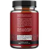 Natures Craft Cápsulas Arroz de Levadadura Roja con CoQ10 para energía diaria.