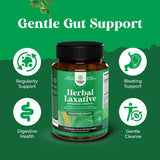 Natures Craft cápsulas laxantes herbal con prebióticos y probióticos – equilibrio de la microbiota.