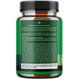 Natures Craft cápsulas laxantes herbal con psyllium – apoyo de fibra para la digestión.