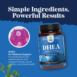 Natures Craft DHEA, dosis diaria, soporte para equilibrio hormonal y vitalidad