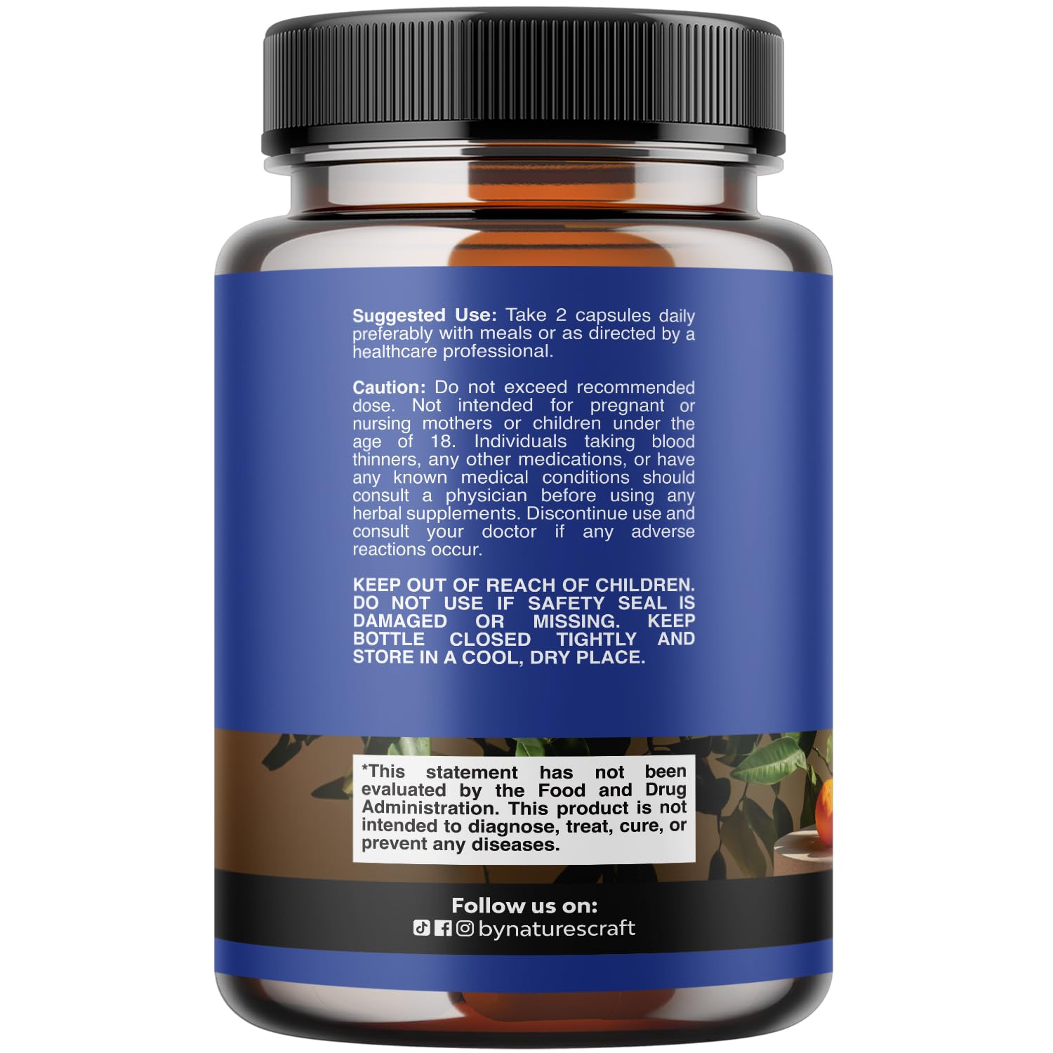 Natures Craft Diosmin Hesperidina 1000 mg: cápsulas para soporte de piernas y movilidad.