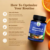 Natures Craft Diosmin Hesperidina 1000 mg: ingredientes cítricos amargos para apoyo vascular.