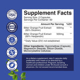 Nature's Craft Diosmina Hesperidina 1000mg: etiqueta frontal con información de calidad.
