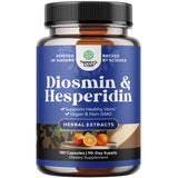 Natures Craft Diosmina Hesperidina 1000mg en cápsulas, botella lista para apoyar la circulación.
