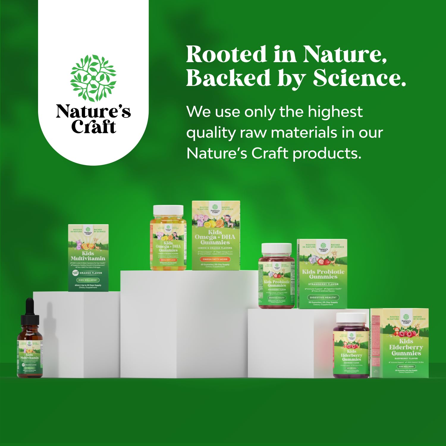 Natures Craft envase de 90 gomitas para la rutina diaria