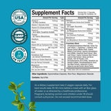 Etiqueta de Natures Craft explica ingredientes clave para el soporte cognitivo.