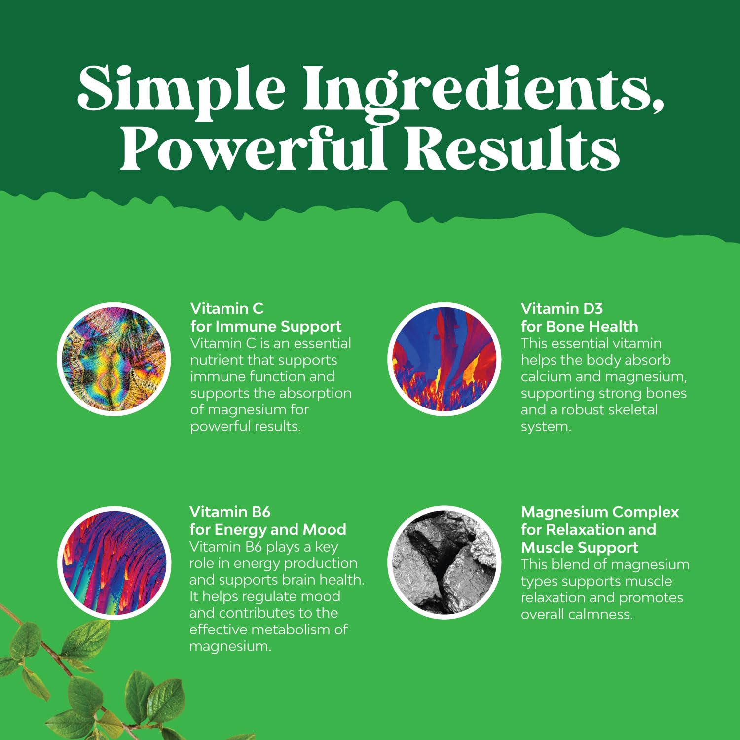 Natures Craft etiqueta limpia sin sabores artificiales para mayor confianza.