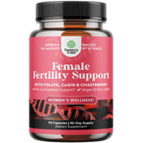 Natures Craft Fertilidad Mujer cápsulas: apoyo diario para equilibrio hormonal.