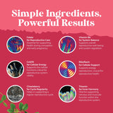 Natures Craft Fertilidad Mujer uso preconcepción: prepara el cuerpo para la concepción.