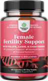 Natures Craft Fertilidad, frasco de cápsulas para apoyo preconcepcional