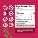 Natures Craft Fertility Gummies, sabor melocotón jugoso para una ingesta diaria agradable.