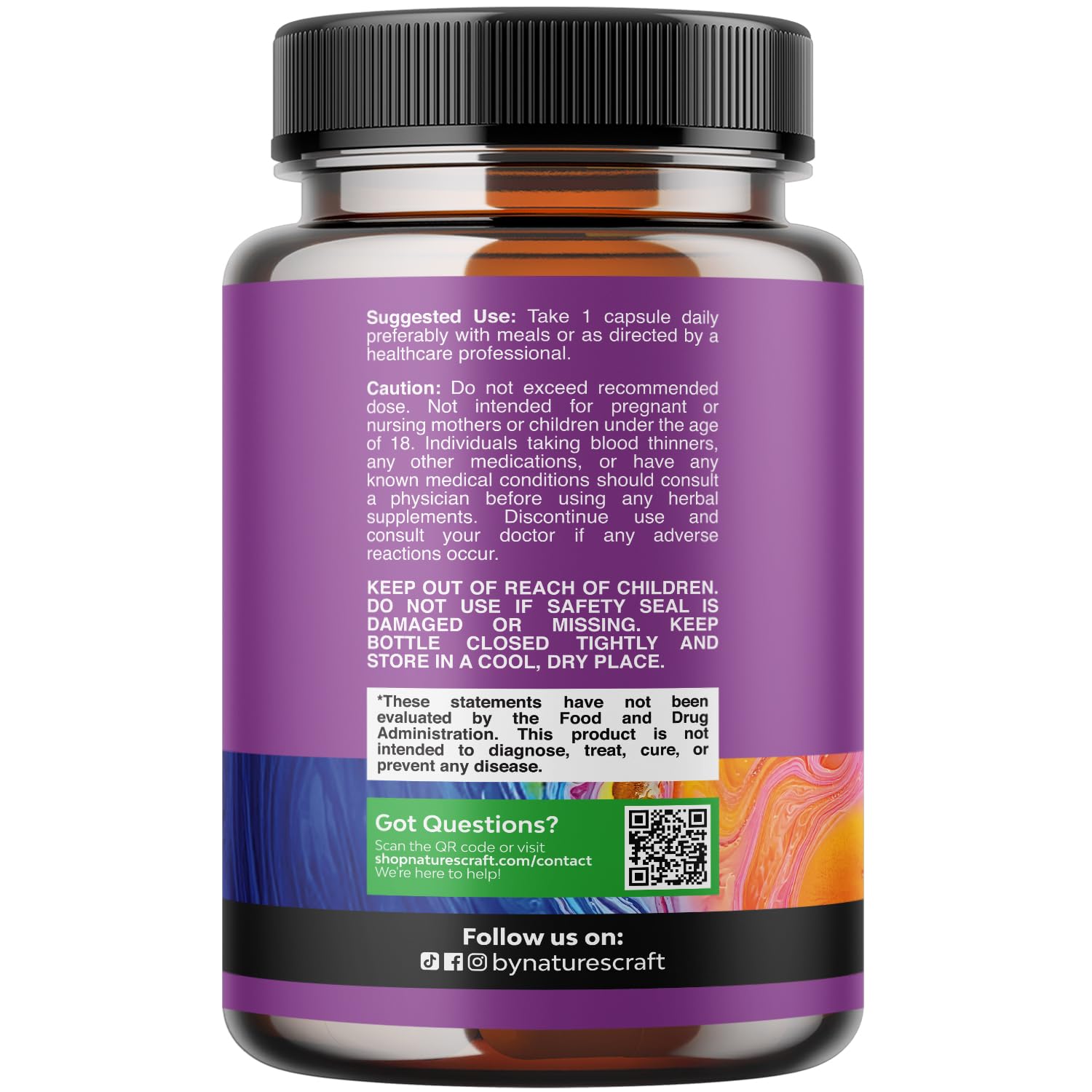 Cápsulas de Natures Craft GLP-1 Berberine Complex listas para tomar