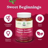 Gominolas fertilidad con Vitex chasteberry de Natures Craft
