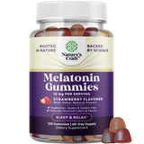 Gominolas de melatonina Natures Craft en botella promueven sueño suave y reparador