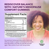 Natures Craft gominolas menopausia con ashwagandha, ingredientes destacados para bienestar diario.
