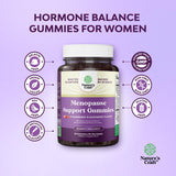 Natures Craft gominolas para menopausia; uso diario, apoyo práctico en la rutina.