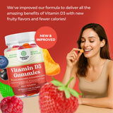 Sabor natural de gomitas D3 que simplifican la rutina.
