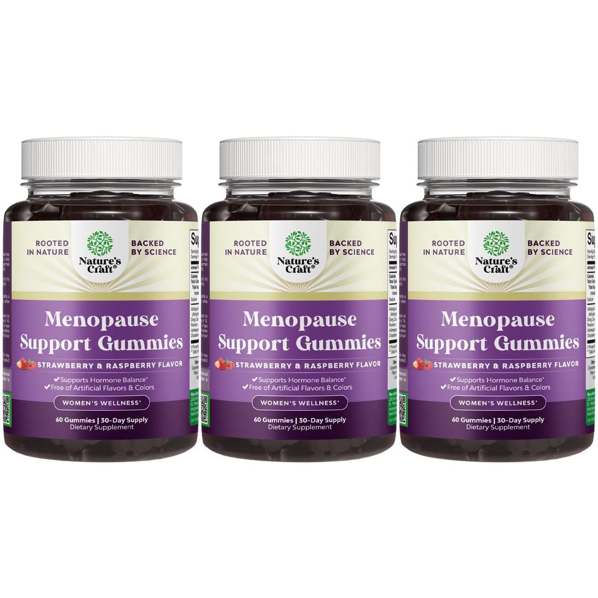 Gomitas de Natures Craft para menopausia con dong quai, apoyo natural