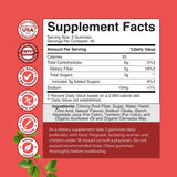 Las gomitas prebióticas de Natures Craft con inulina y chicoria favorecen la salud intestinal.