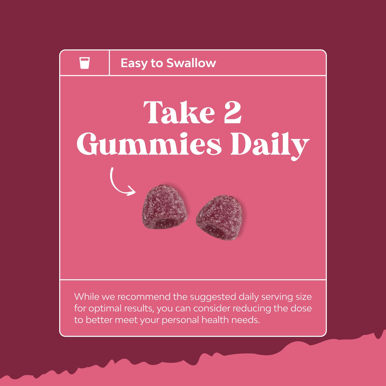Uso diario recomendado de gomitas Natures Craft