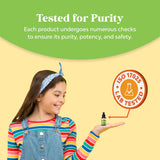Nature's Craft gotas DHA para niños, guía de dosis clara.