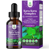Natures Craft Kava Kava gotas lavanda en bote para relajación suave