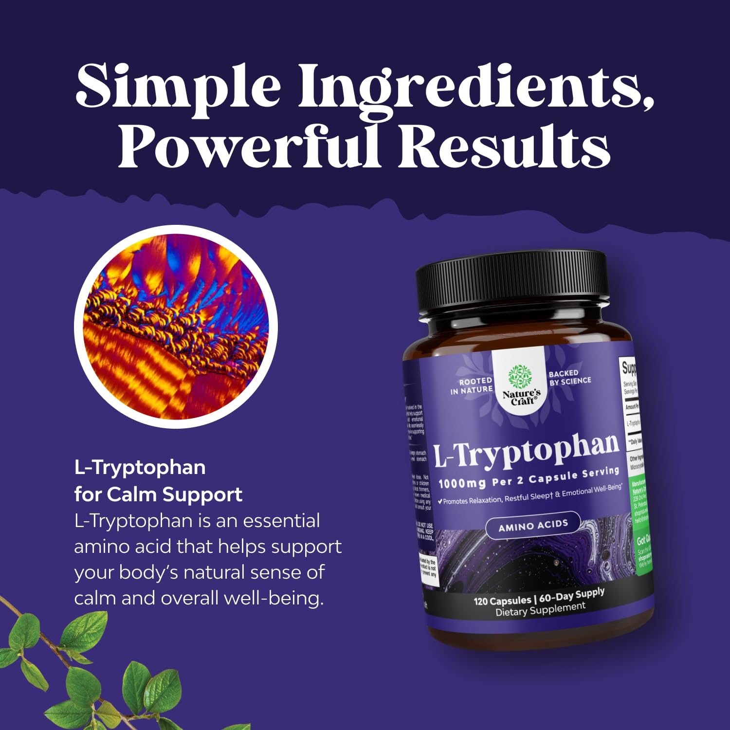 Uso diario de L-Tryptophan: dosis recomendada para rutina nocturna