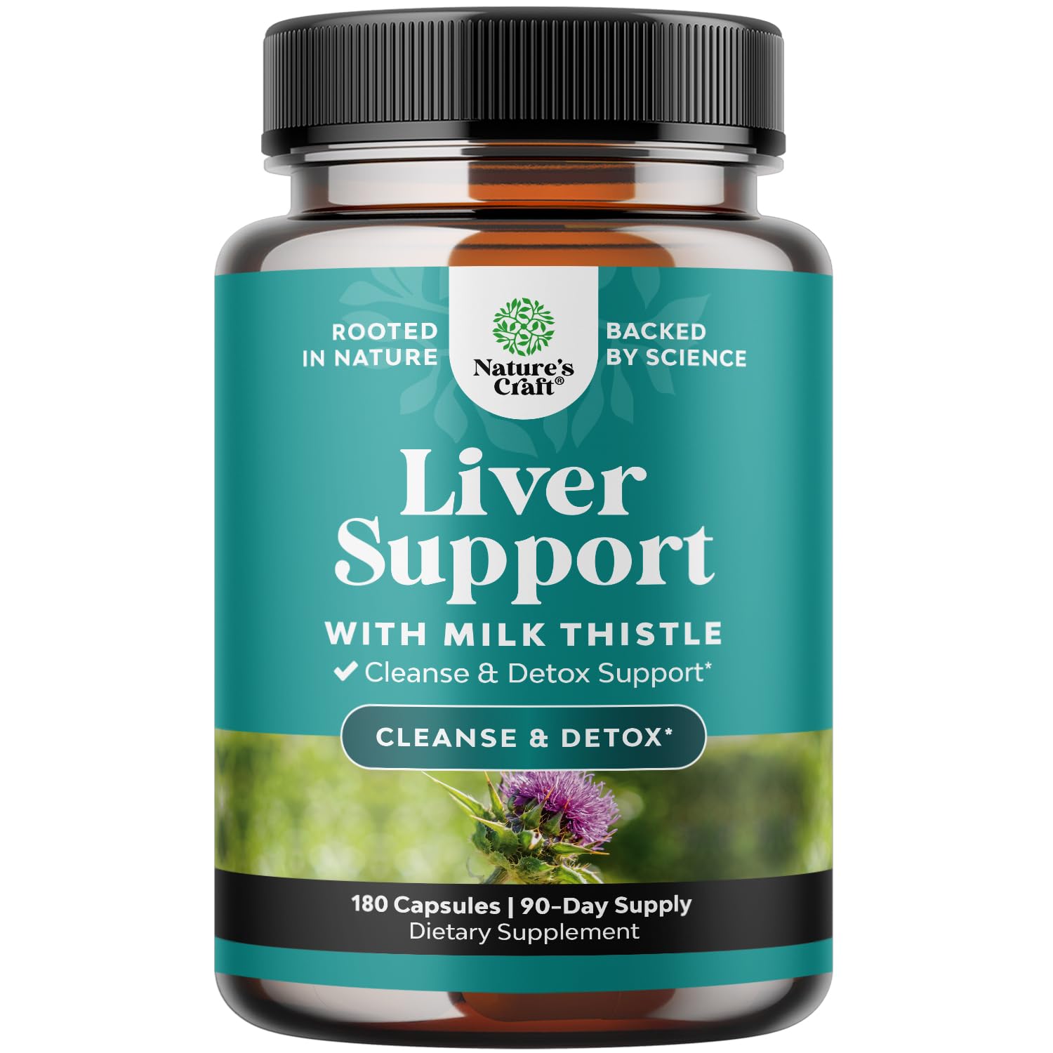 Natures Craft Liver Cleanse: botella para uso diario y apoyo digestivo