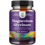 Natures Craft magnesio glicinato 500mg en frasco, alta absorción y uso diario.