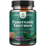 Natures Craft Pancreatin Digestive Enzymes en botella, apoyo suave para la digestión diaria.