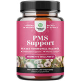 La botella de Natures Craft PMS para equilibrio hormonal y confort menstrual.