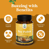 Polen de abeja Natures Craft con vitaminas y energía diaria.