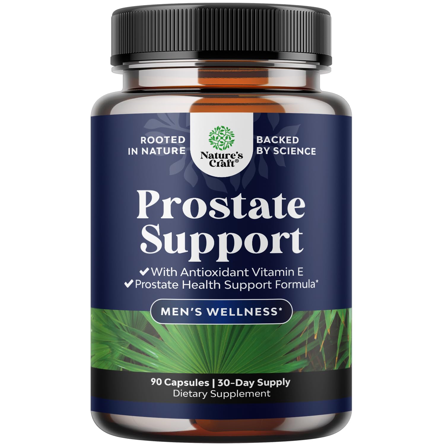 Natures Craft Prostata: botella de cápsulas lista para soporte urinario