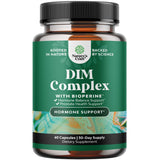 Natures Craft Pure DIM cápsulas para equilibrio hormonal y energía diaria.