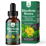 Natures Craft Rhodiola Rosea botella con gotero, apoyo al estado de ánimo
