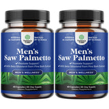 Natures Craft Saw Palmetto para hombres, cápsulas, botella para salud prostática.