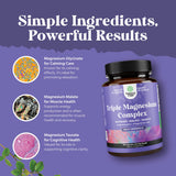 Natures Craft Triple Magnesium, dosis diaria visible para consistencia