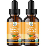 Natures Craft Turmeric Drops: botella con cuentagotas para dosis diarias fáciles.