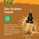 Natures Craft Turmeric Drops: cuentagotas para medición precisa de la dosis.