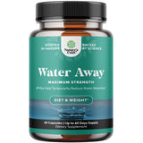 Natures Craft Water Away, envase frontal, apoyo natural frente a la hinchazón