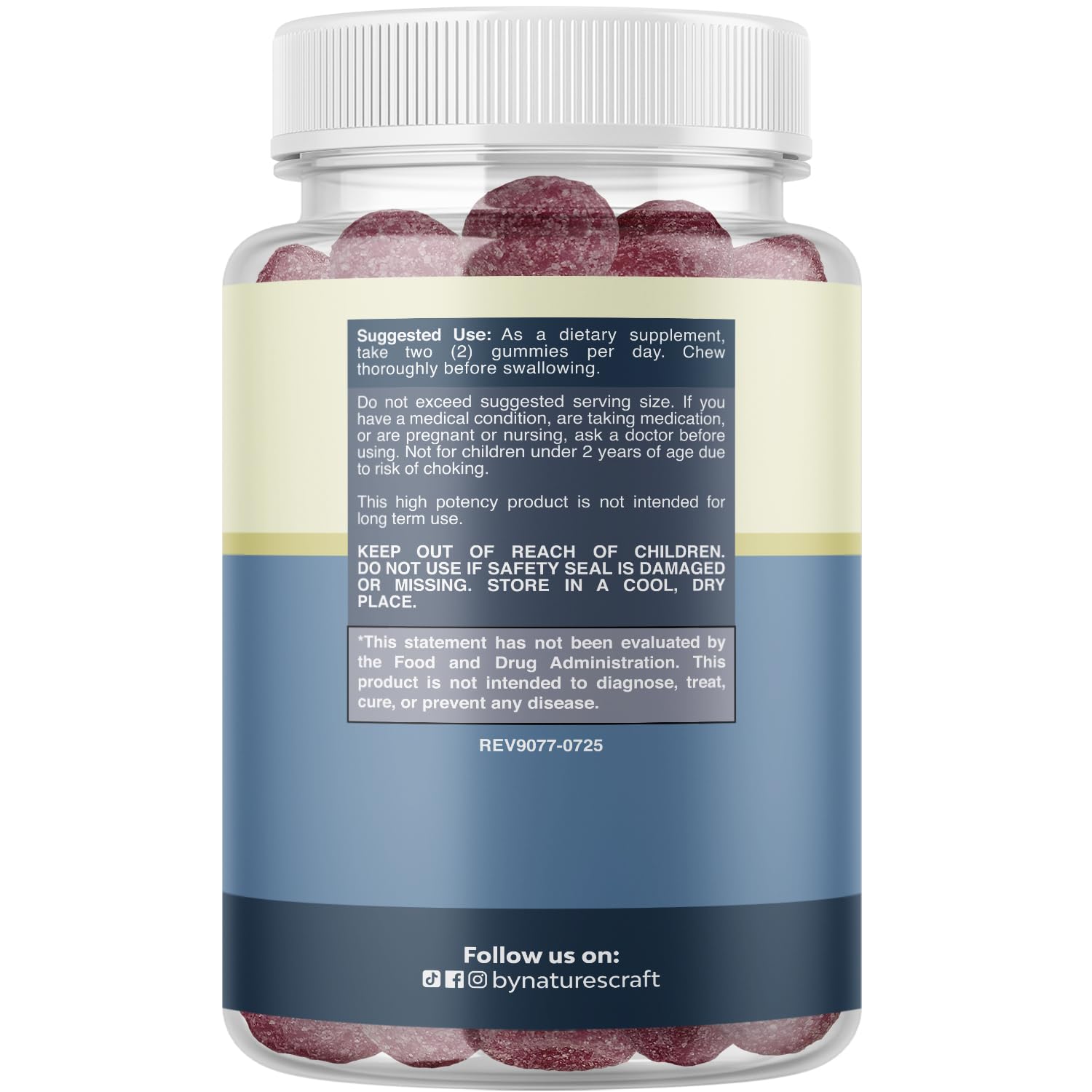 Gominolas de zinc de Natures Craft, 50 mg, citrato para mejor absorción