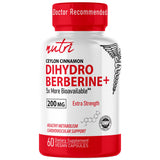Nature's Fusions Dihidroberberina frasco-60-capsulas: uso diario cómodo.