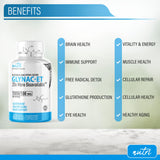 Nature's Fusions GlyNAC-ET cápsulas glicina, complemento de aminoácidos esenciales para el cuerpo