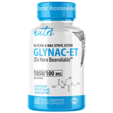 Nature's Fusions GlyNAC-ET cápsulas en blister, apoyo potencial para la formación de glutatión en células