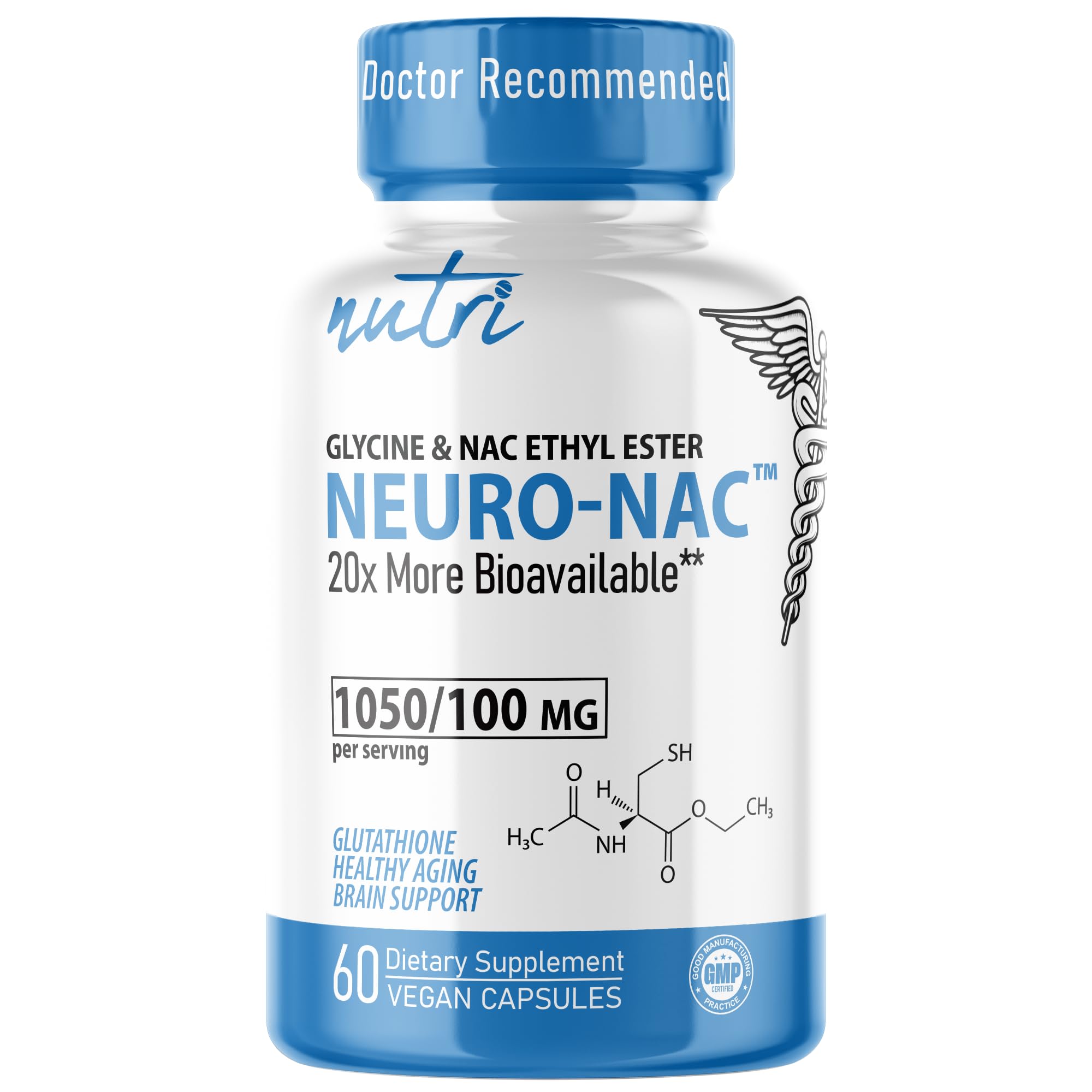Nature's Fusions NACET frente a la botella, soporte antioxidante diario.